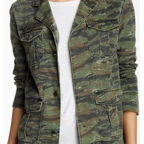 Pam & Gela women's Camo Shirt Jacket NWT SZ S - Picture 7 of 8